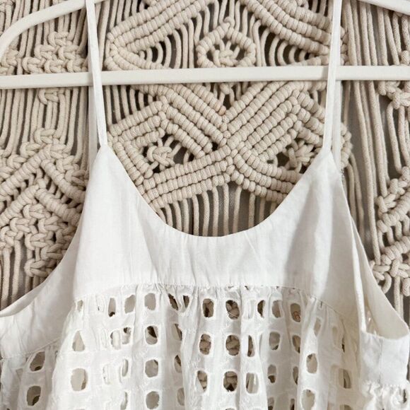 Surf Gypsy White Eyelet Coverup – Size Small, EUC - Picture 2 of 7